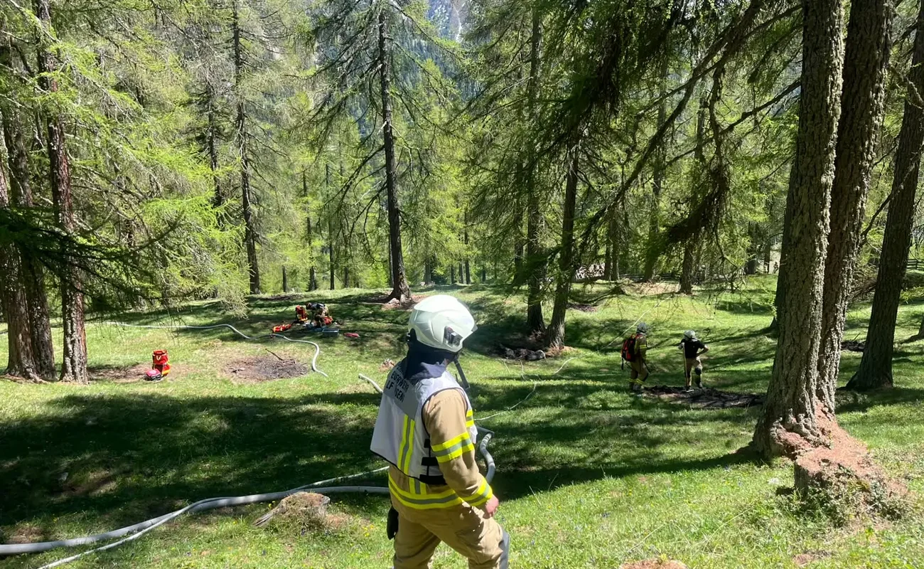 Brand Wiese in Pfunds - 23.05.2026